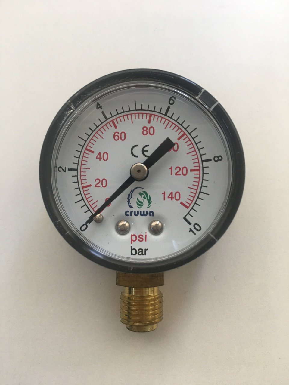 Manometre 0-10 Bar Alttan Çıkışlı