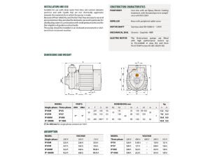 1 hp Trifaze Ip 1000 İtalyan Periferik Santrifüj Pompa
